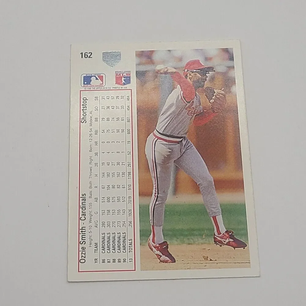 1991 Upper Deck - #162 Ozzie Smith